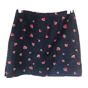Lilly Pulitzer Watermelon Print Mini Skirt 8